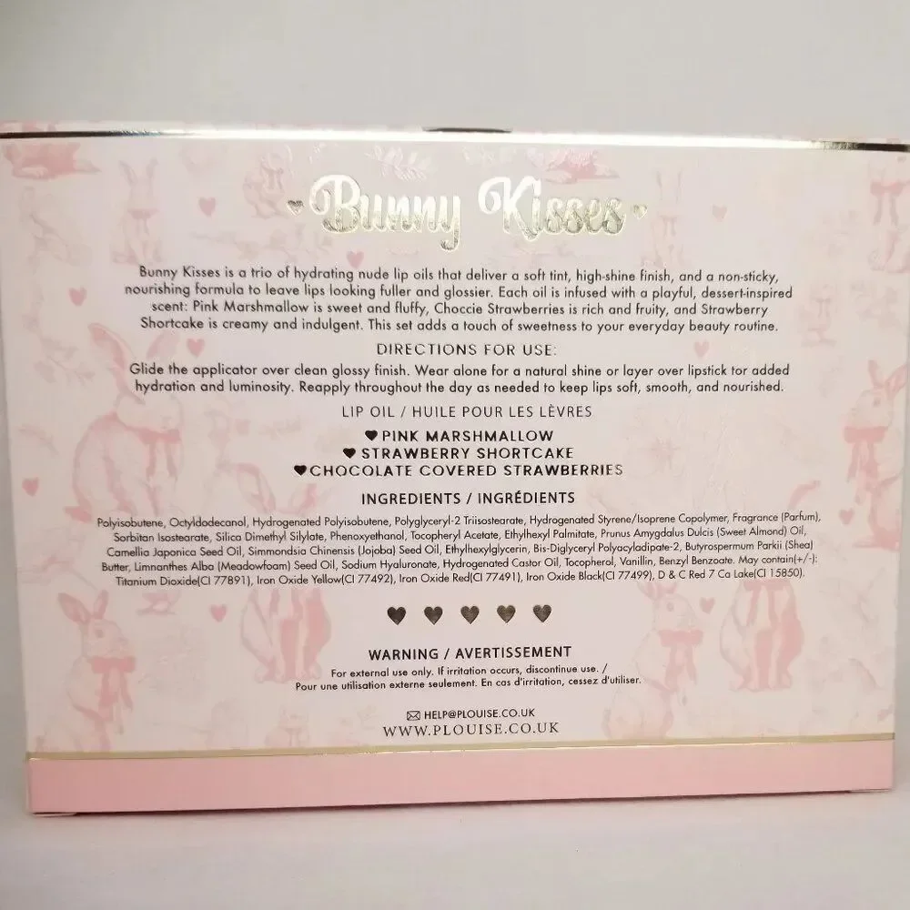 P.Louise - Bunny Kisses – Stay Shining Lip Oil Trio